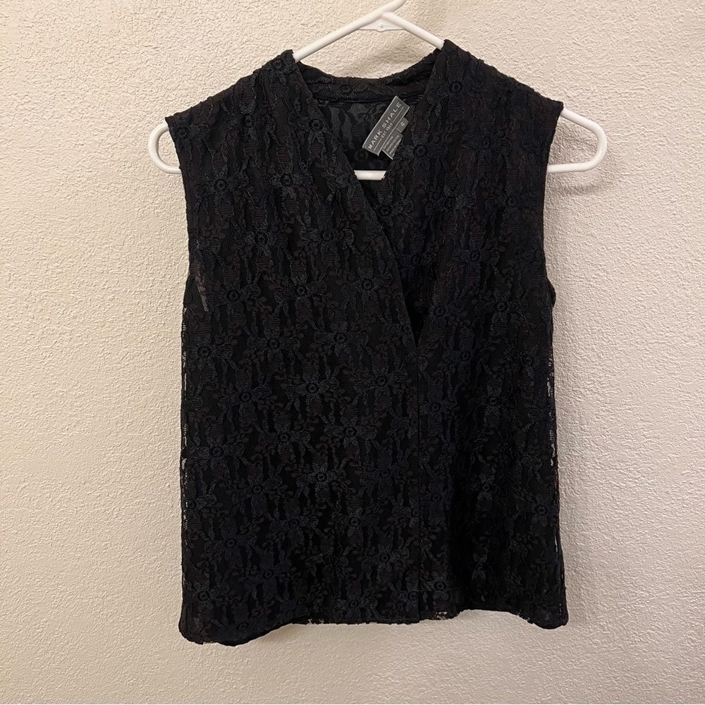 Mark Shale Sleeveless Lined Top Size 4